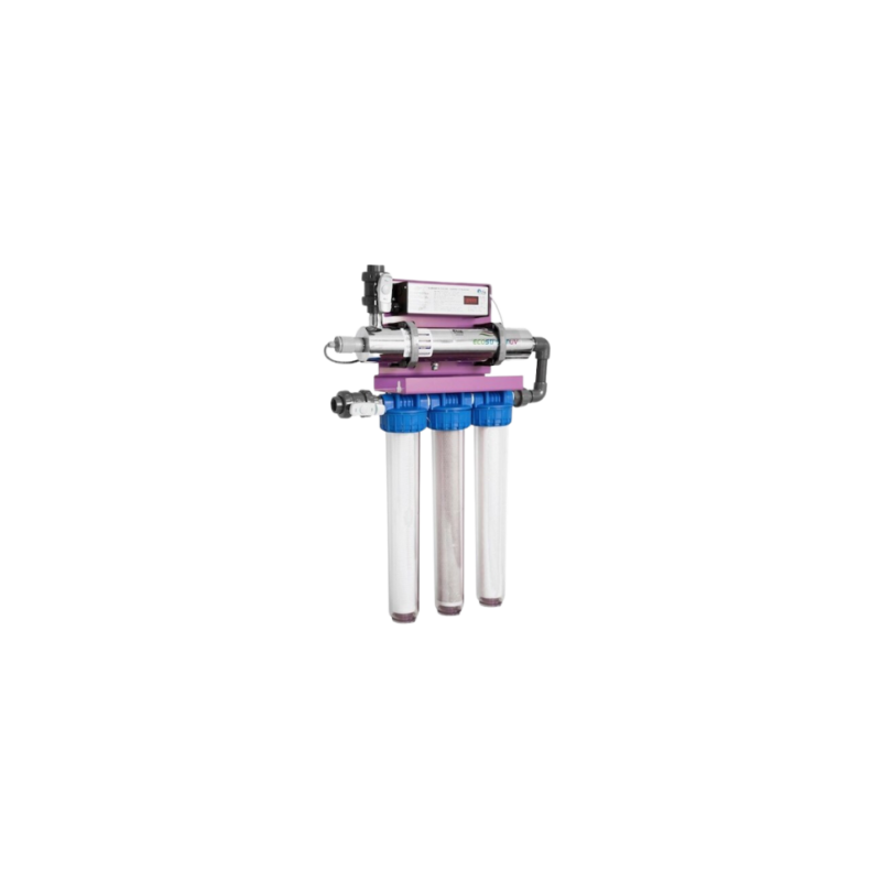 Station Skid Ecostream 2 avec générateur UV et filtres Alfaa débit de 2 à 4m³h