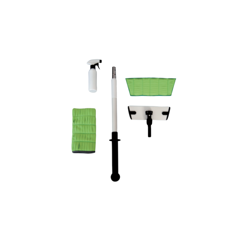 kit microfibre vitres à plis 30 cm DELTA pour vitres et vitrines
