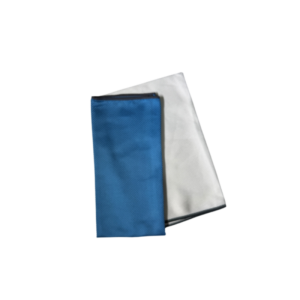 Torchon microfibre essuie vaisselle bleu et blanc