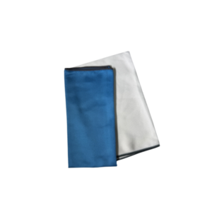Torchon microfibre essuie vaisselle bleu et blanc