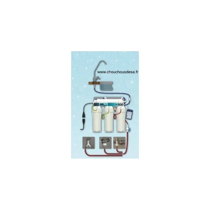 Implantation de Cintroclear UF 500 Cintropur purificateur d'eau par ultrafiltration et ultraviolet
