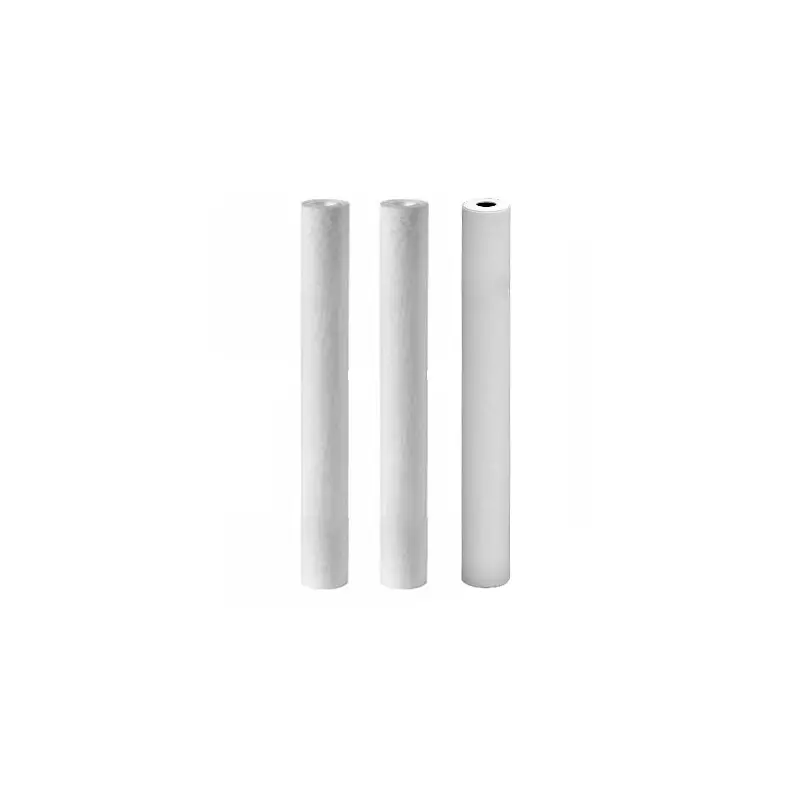 Kit 3 filtres 20 pouces finesse de filtration 20, 10 et 5 microns + charbon actif