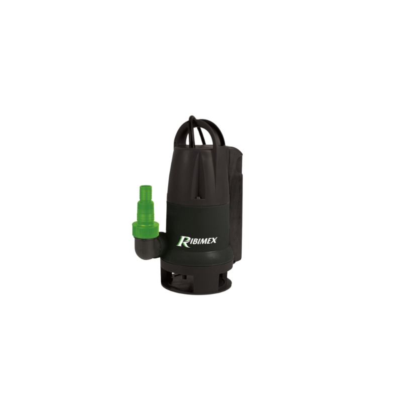 Pompe immergée vide-cave 550 W avec flotteur intégré pour eaux chargées