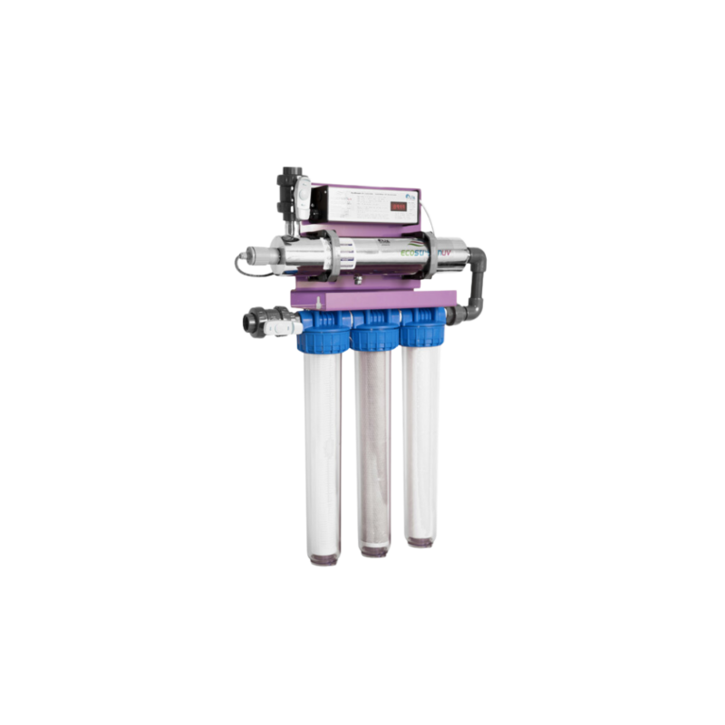 Station Skid Ecostream 4 avec générateur UV et filtres Alfaa débit de 4 à 6 m³h