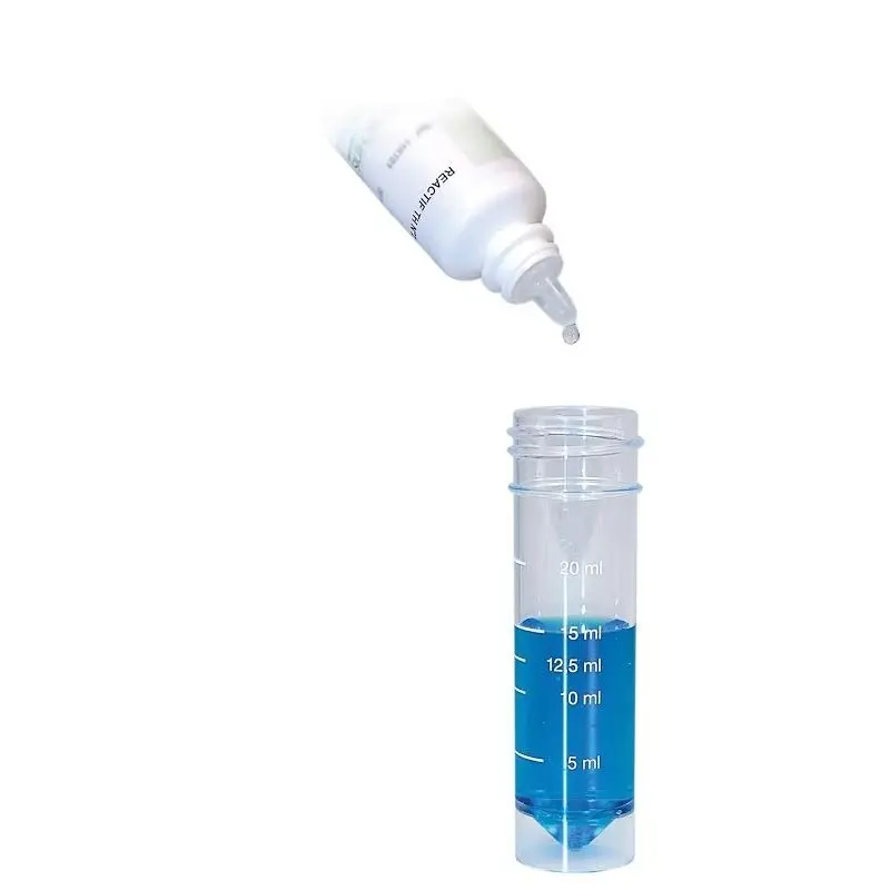 Méthode d'analyse de la dureté (TH) de l'eau à la goutte pour adoucisseurs