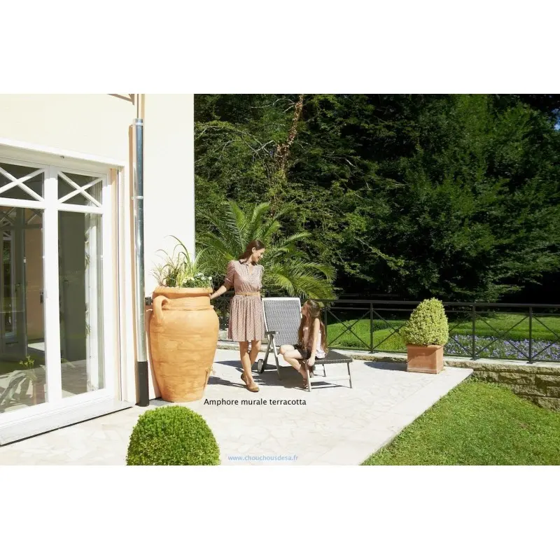 Réservoir AMPHORE ANTIK murale Garantia couleur Terracotta