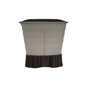 Cuve rectangulaire 300 L Garantia avec collecteur et robinet