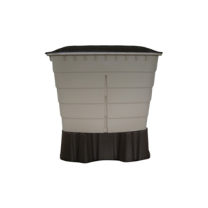 Cuve rectangulaire 300 L Garantia avec collecteur et robinet