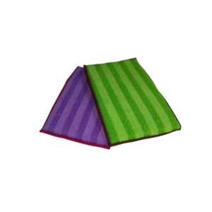 Memo Pad tampon microfibre à mémoire de forme vert/marron ou violet/rose