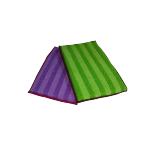 Memo Pad tampon microfibre à mémoire de forme vert/marron ou violet/rose