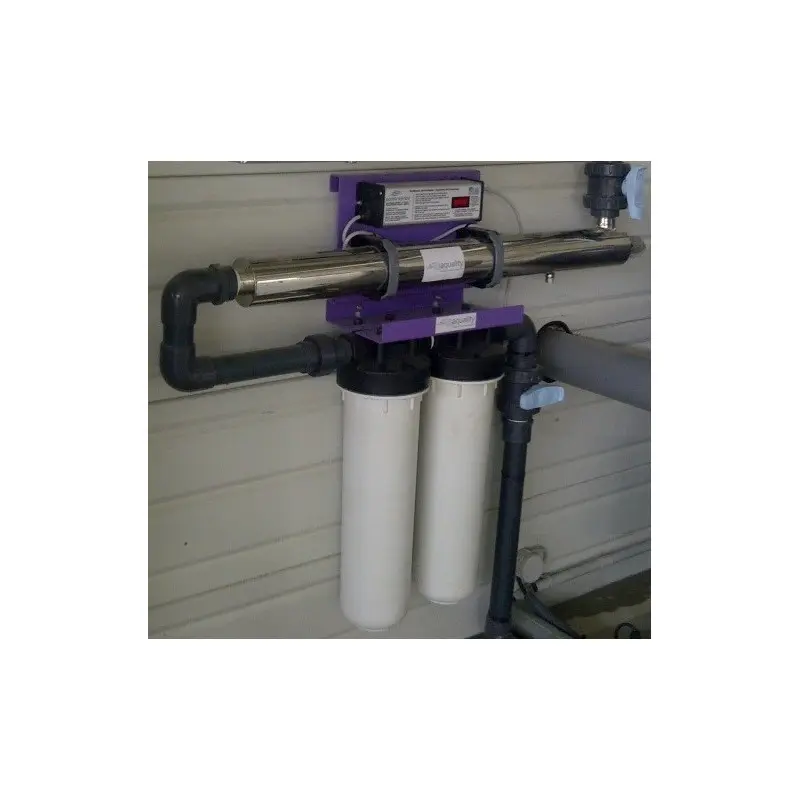 Implantation de la station Skid ECOSTREAM 6 Alfaa pour désinfection d'eau par UV-C