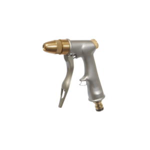 Pistolet d’arrosage 100% laiton et métal Ribiland avec raccord rapide