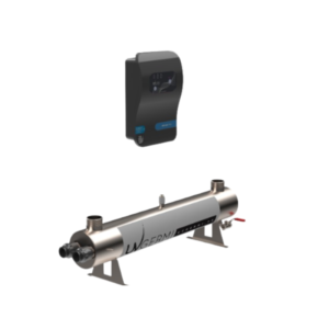 Réacteur UV GERMI UVPLUS 2W75 équipé de 2 lampes UVc 75 W débit moyen 13 m3/h