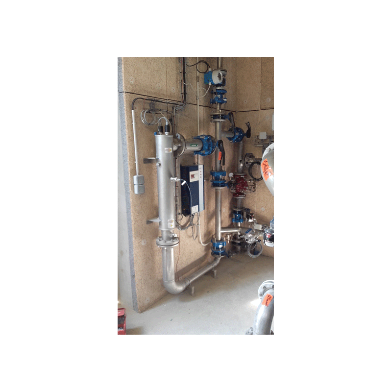 Mise en situation Réacteur DW 1150 Bio-UV pour eau de réseau débit 13m3/h