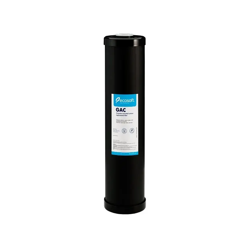 Filtre 20 pouces BIG au charbon actif granulé Ecosoft pour la filtration de l'eau