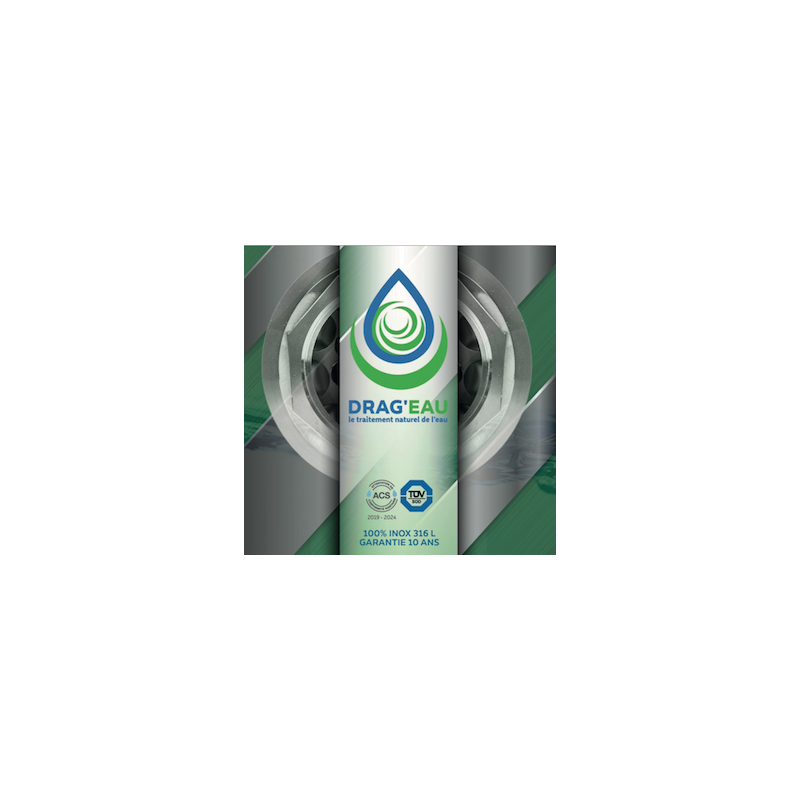 La fabrication d'Eficalck est certifié ACS et TUV il est garanti 10 ans