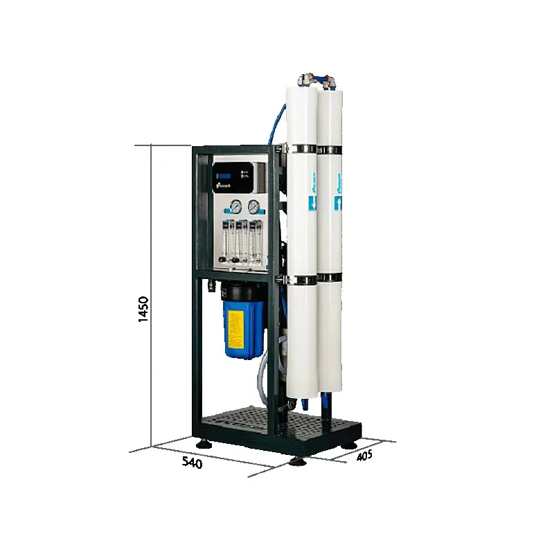 Encombrement de l'osmose inverse Ecosoft MO12000