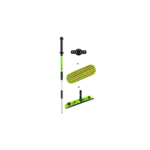 Balai microfibre U-Clean Delta avec Bandeau et accroche balai