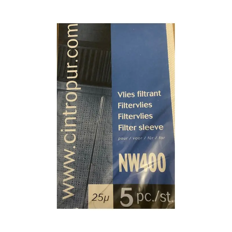 Sachet de 5 tamis filtrants 25 microns Cintropur pour NW 400