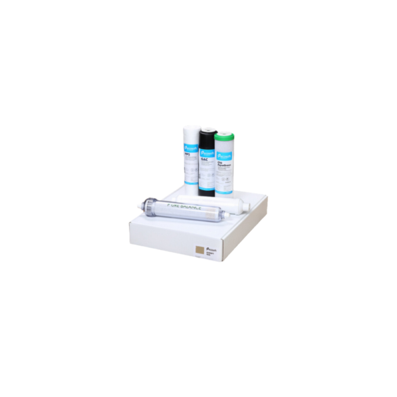 Kit de 5 cartouches de remplacement pour osmose inverse P’URE BALANCE Ecosoft