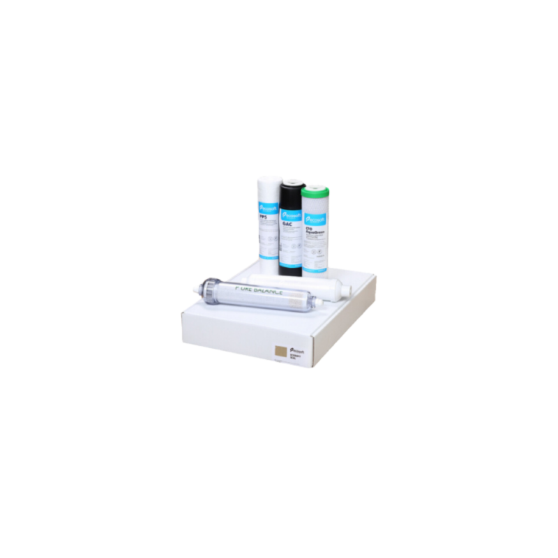 Kit de 5 cartouches de remplacement pour osmose inverse P’URE BALANCE Ecosoft