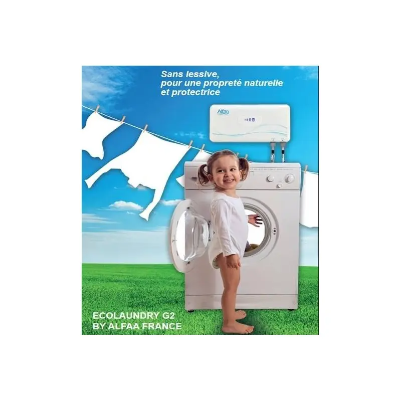 ECO Laundry G2, laver son linge écologiquement et sans lessive.