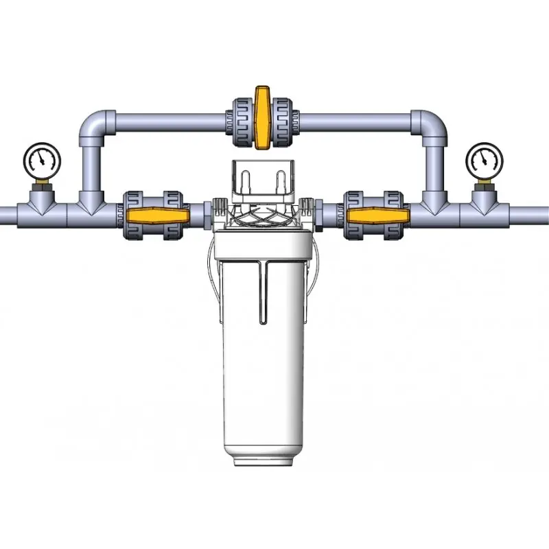 Porte filtre pour filtration d'eau Ecosoft