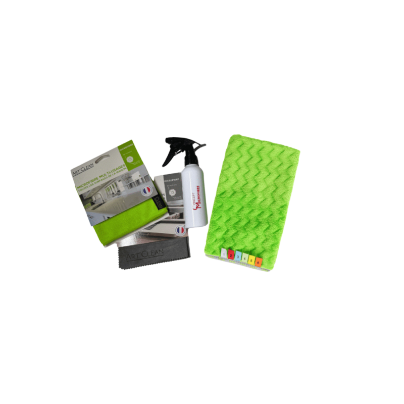Kit microfibre de nettoyage pour la poussière