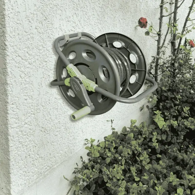 Dévidoir portable avec tuyau d'arrosage 15 m diamètre 12,5 mm et équipements – Image 3