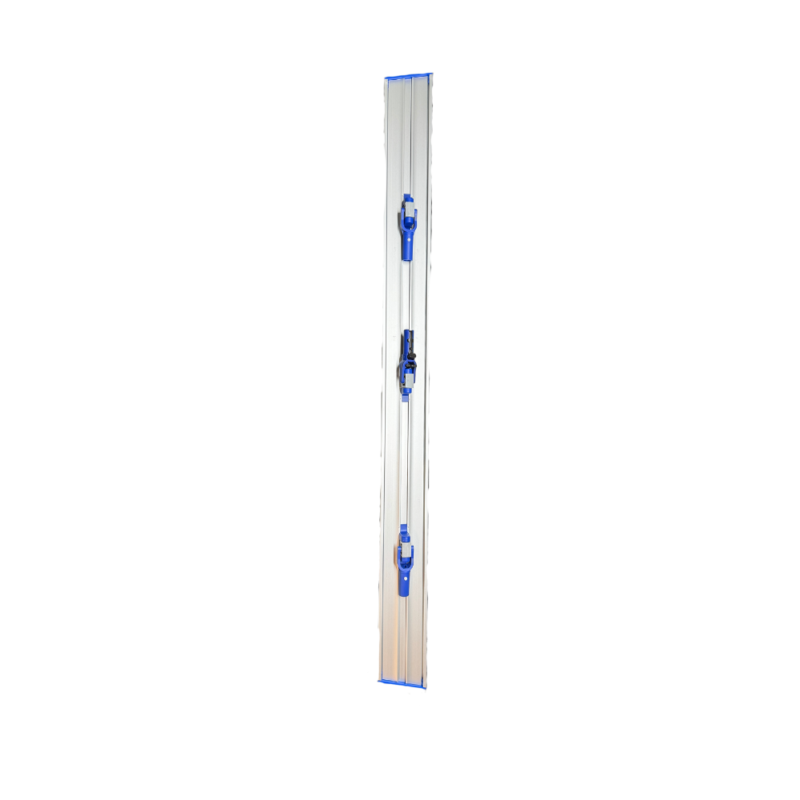 Plateau articulé 120 cm Delta à bandes Velcro pour balai microfibre