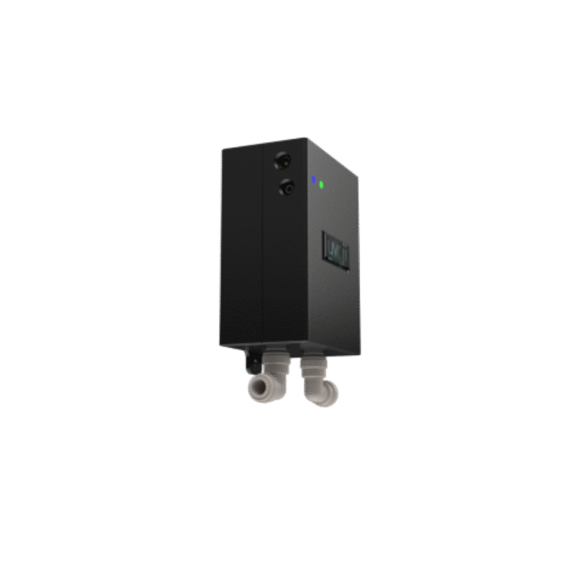 Réacteur LED UV C Oji VAN avec ou sans filtration pour filtrer et purifier l'eau débit de 0 à 4 L/min