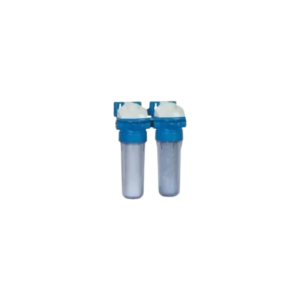 Kit de filtration de l'eau avec filtre anti boue et filtre anti-calcaire Ribimex