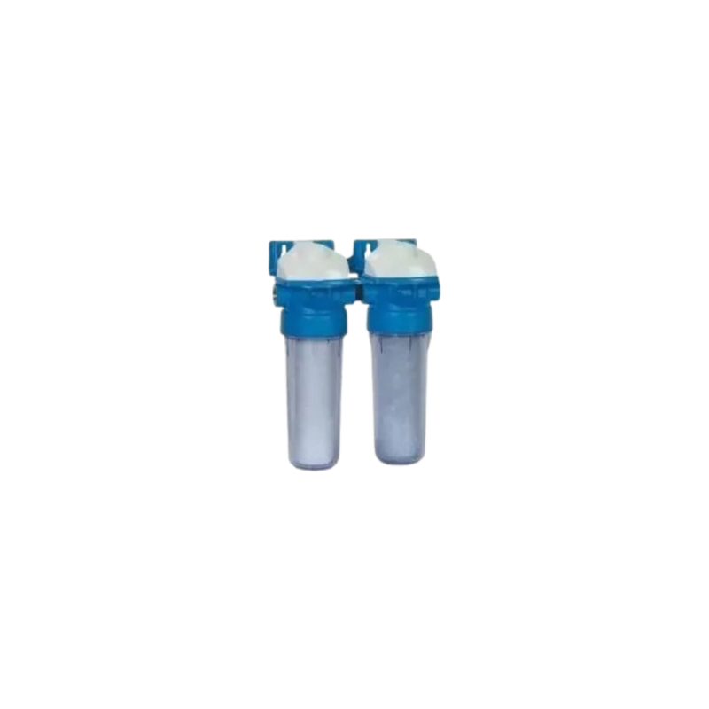 Kit de filtration de l'eau avec filtre anti boue et filtre anti-calcaire Ribimex