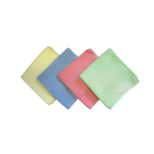 Chiffons microfibres tricotées multi-usages Concept Microfibre 4 coloris