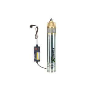 Pompe immergée grande profondeur 60m 750W Ribiland vue de côté