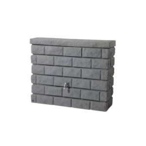 Récupérateur eau de pluie Rocky 400L Garantia coloris gris granite