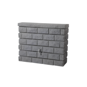 Récupérateur eau de pluie Rocky 400L Garantia coloris gris granite