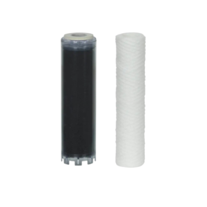 Kit 2 filtres anti-boue tressé et charbon actif 9 ¾