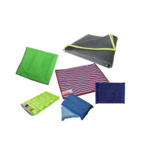 Kit de 6 microfibres Concept Microfibre pour l'entretien de la maison