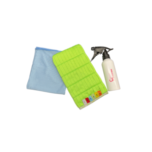 Kit de nettoyage microfibre pour vitres Concept Microfibre