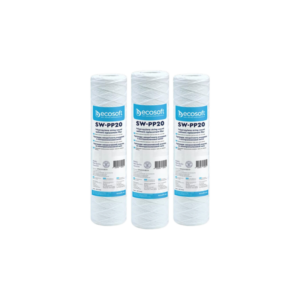 Lot de 3 cartouches bobinées 10 pouces 1 à 20 microns Ecosoft