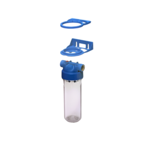 Porte filtre 10 pouces sans cartouche avec clé et fixation Ecosoft