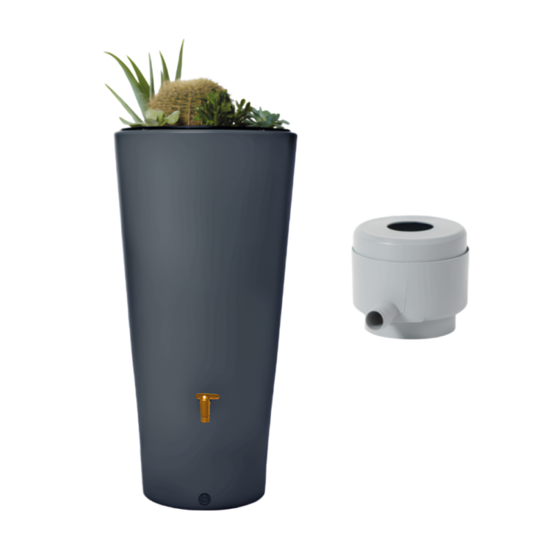 Réservoir Vaso 220 L avec robinet et collecteur de gouttière de Garantia – Image 2
