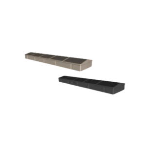 Couvertines Pluvioblock Biorock coloris Dune et Black Granit