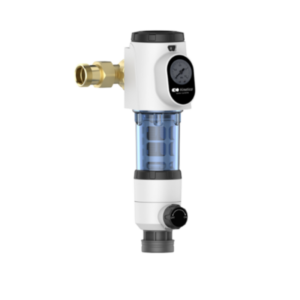 Filtre automatique Kinetico Ecocleans KF-B ¾" - 1" à maille inox 40 µm, avec manomètre