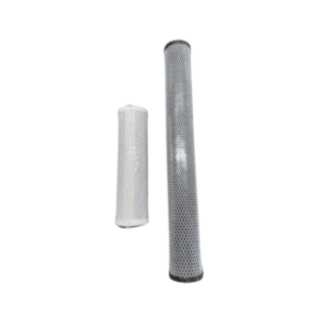 Filtres à charbon actif Carbofilter CFC 5 microns, deux filtres de 9¾" et de 20"