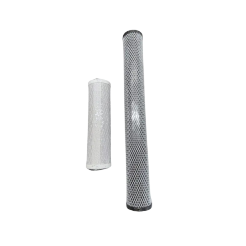 Filtres à charbon actif Carbofilter CFC 5 microns, deux filtres de 9¾" et de 20"