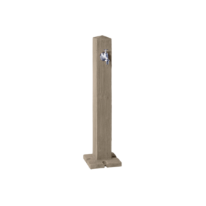 Fontaine de jardin Wood Garantia bois clair aspect bois naturel