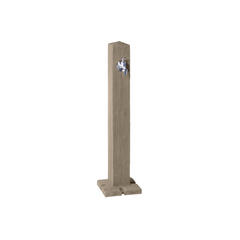 Fontaine de jardin Wood Garantia bois clair aspect bois naturel