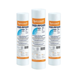 Lot de 3 filtres DGD-PP205 anti-impuretés 10 pouces Ecosoft
